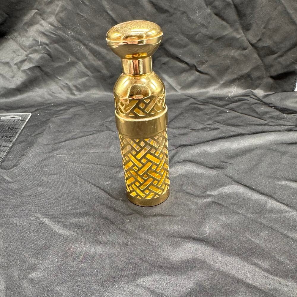 Vtg Guerlain Shalimar Perfume With Refillable Cage Bottle